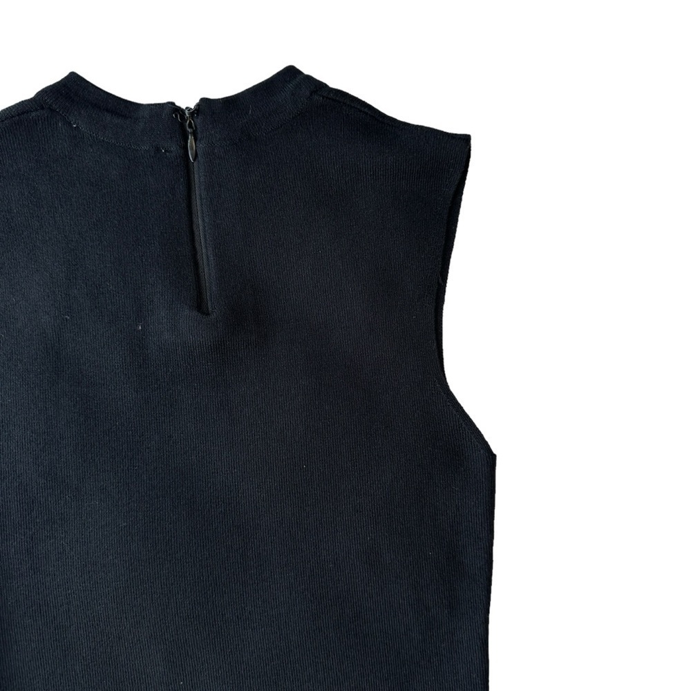 SUZY SHIER BLACK SLEEVELESS SQUARE NECKLINE TOP | SIZE S NWOT - Picture 14 of 16
